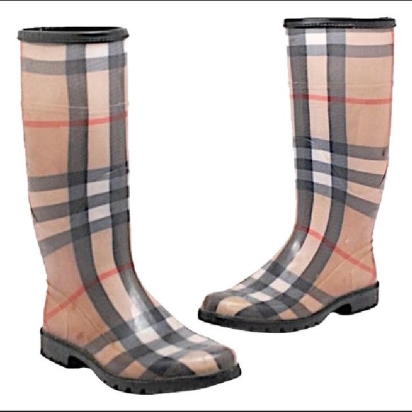 Burberry | Shoes | Burberry Signature Plaid Nova Check Rainboots | Poshmark